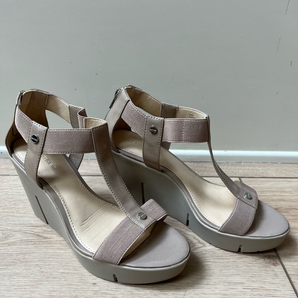 Calvin Klein Wedge Sandals - Picture 1 of 6